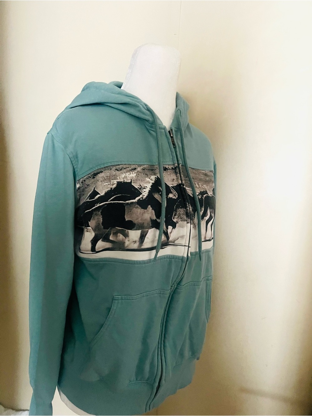 Wrangler Retro Mint Green Fleece Pullover